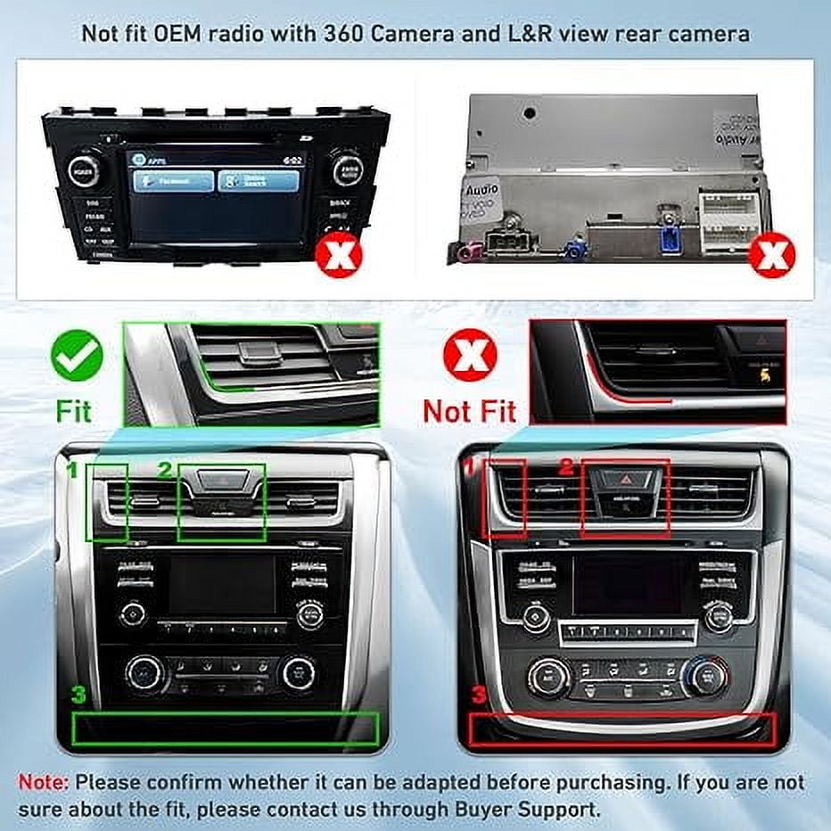 2+32G 10.1 inches Android 10 Double Din Car Stereo for Nissan Altima 2013-2015 IPS Touchscreen