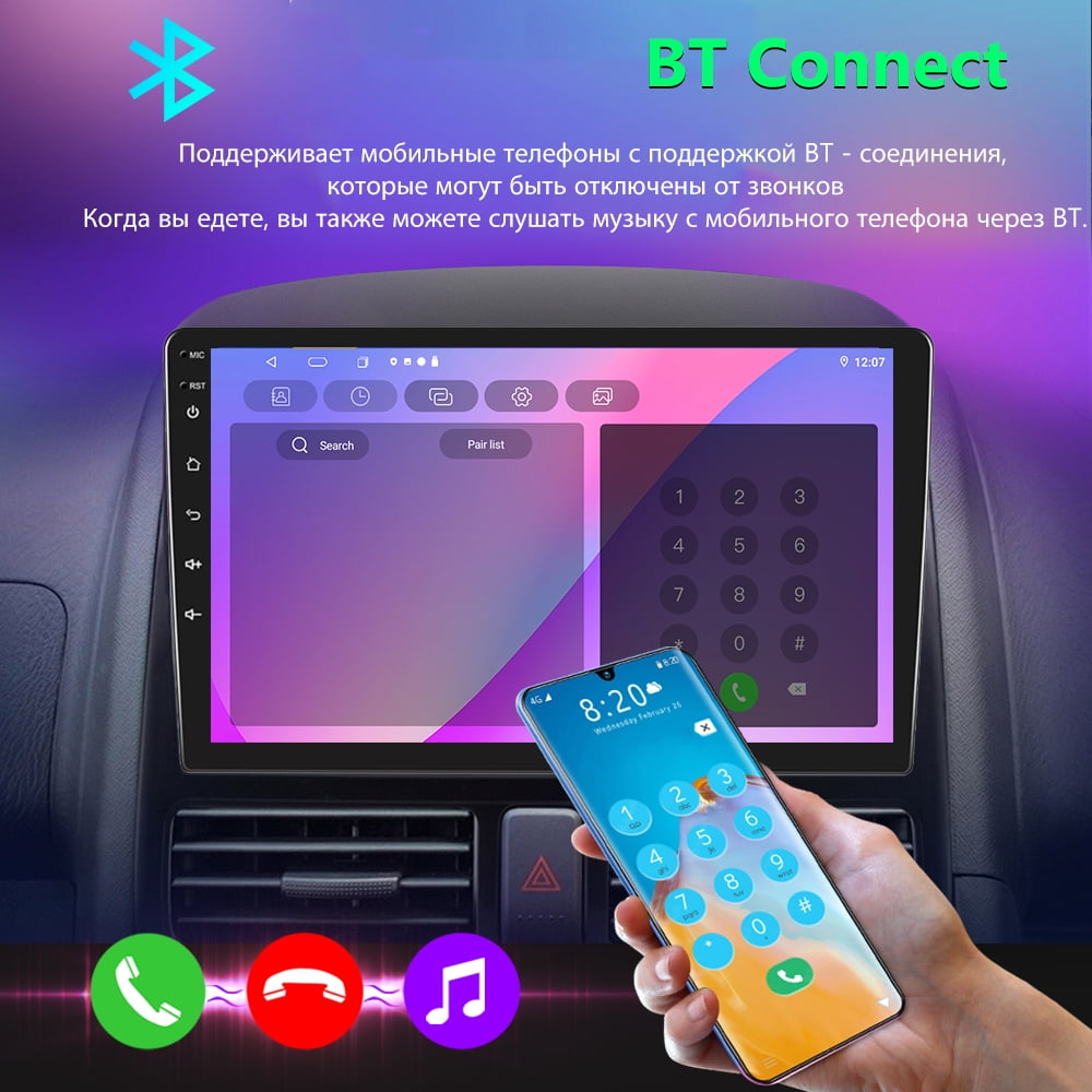 Android Car Stereo for Mazda 6 2004-2015 with Wireless Carplay&Android Auto 9 Inch Touch Screen Car Radio with Bluetooth FM/RDS Radio