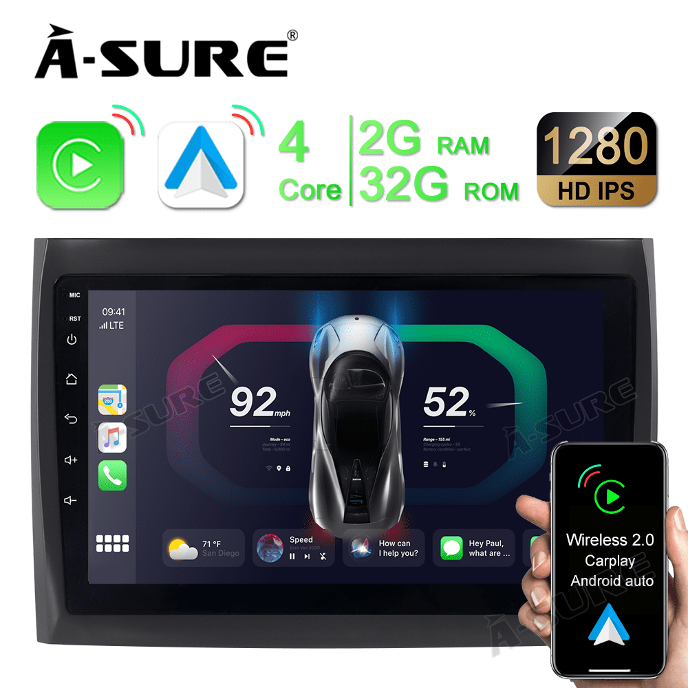 10'' Android 12 Car Radio Stereo Navi GPS 2+32G Carplay for Cadillac CTS SRX 2003-2007