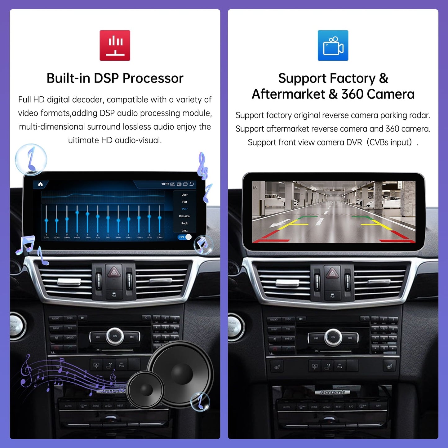 Mercedes-Benz Android Head Unit Road Top 12.3'' Android 13 Car Radio Wireless Carplay Touchscreen for Mercedes Benz E Class W212 2009-2014 Year, 8+256 GB Car Stereo, Support Wirless Android Auto, Navigation, Camera