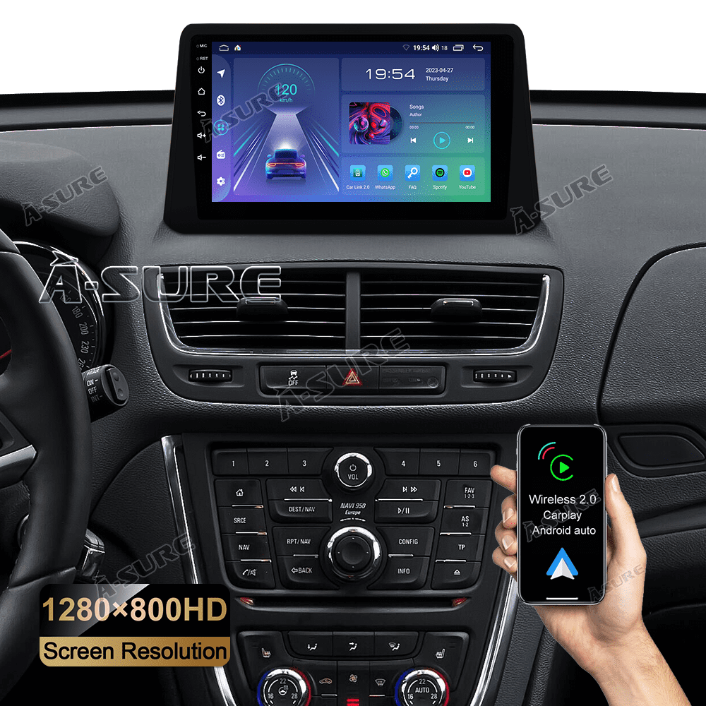 Junhua 9" Buick/Opel Android 12 Car Stereo 32GB Android Auto Wireless CarPlay with Bluetooth