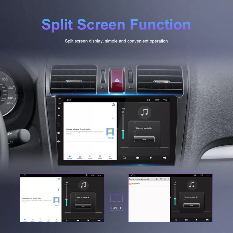 Guwzn Car Stereo Radio for Nissan Murano Z51 2008-2014 9" Touchscreen 4+64G Vehicle GPS Navigation Wireless CarPlay Android Auto