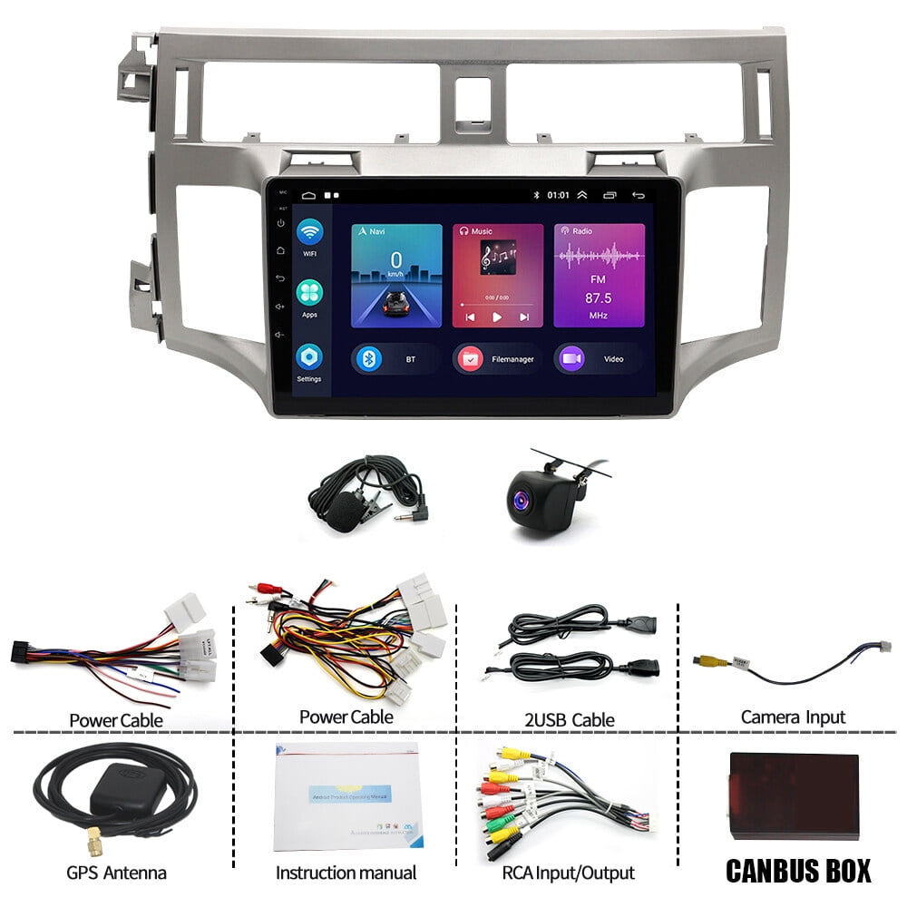 Toyota Android Head Unit Android Radio for Toyota Avalon 2005-2010 Touch Screen with Wireless Carplay Android Auto,Car Stereo Bluetooth Navigation Media Player GPS WIFI Backup Camera