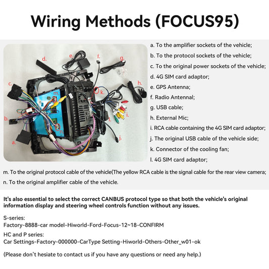 Android 13 Bluetooth Apple Carplay 4+64GB Wifi RDS Car Stereo Radio Head Unit Multimedia GPS Navigation Player For Ford Focus 3 MK3 2011 2012 2013 2014 2015 2016 2017 2018 2019