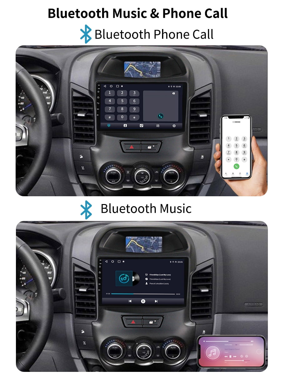 9 inch Carplay Car Radio Stereo For Ford Ranger 2011 - 2016 GPS Navi Android Screen Multimedia Player Android Auto With Bluetooth