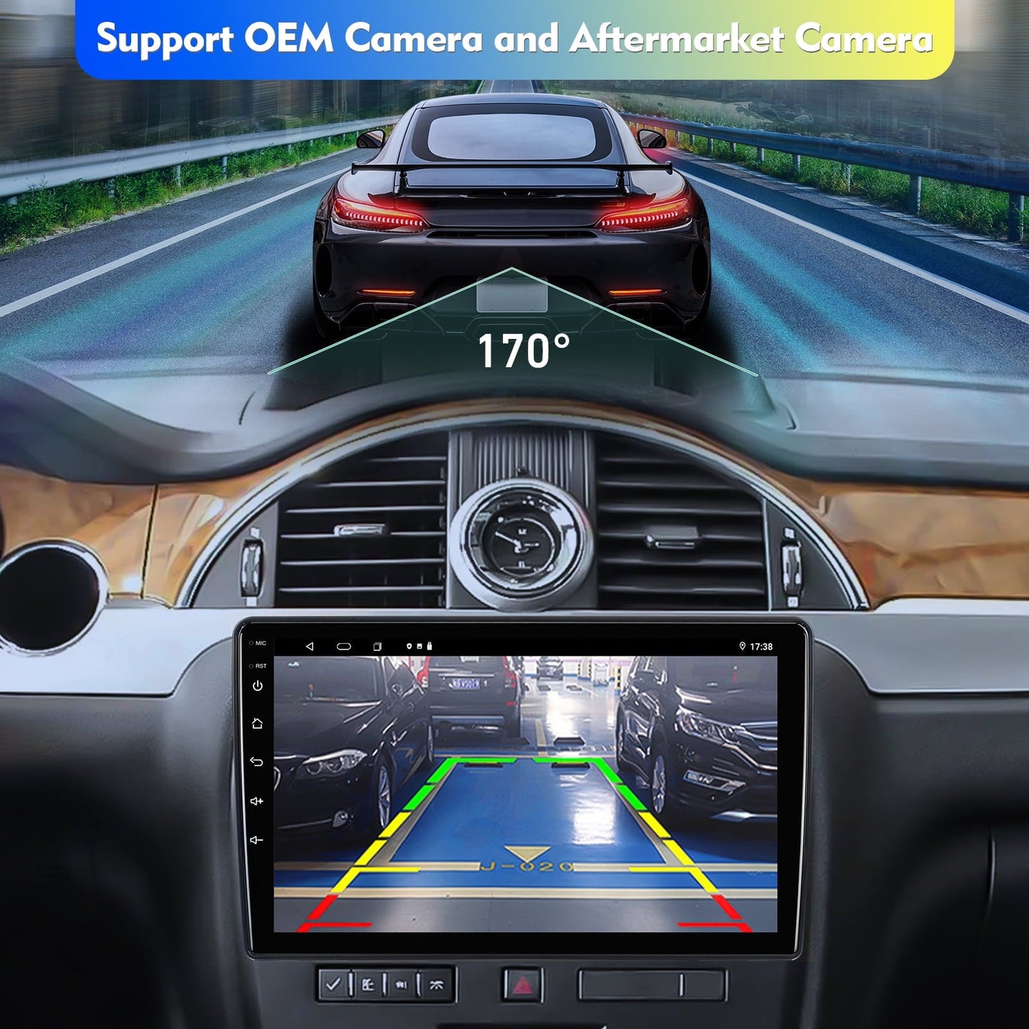 6+128G Aumume 10.1-inch Android 12 Car Stereo for Chevrolet/GMC/Buick IPS Touchscreen Car Radio