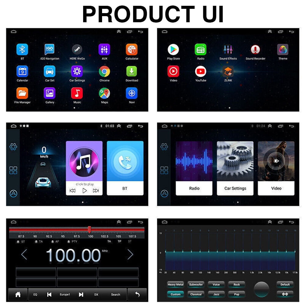 Toyota Android Head Unit Car Stereo Radio for Toyota Corolla 2009-2013,9 Inch Touchscreen Android 13 Car Player with Wireless Carplay Android Auto Navigation Bluetooth Backup Camera