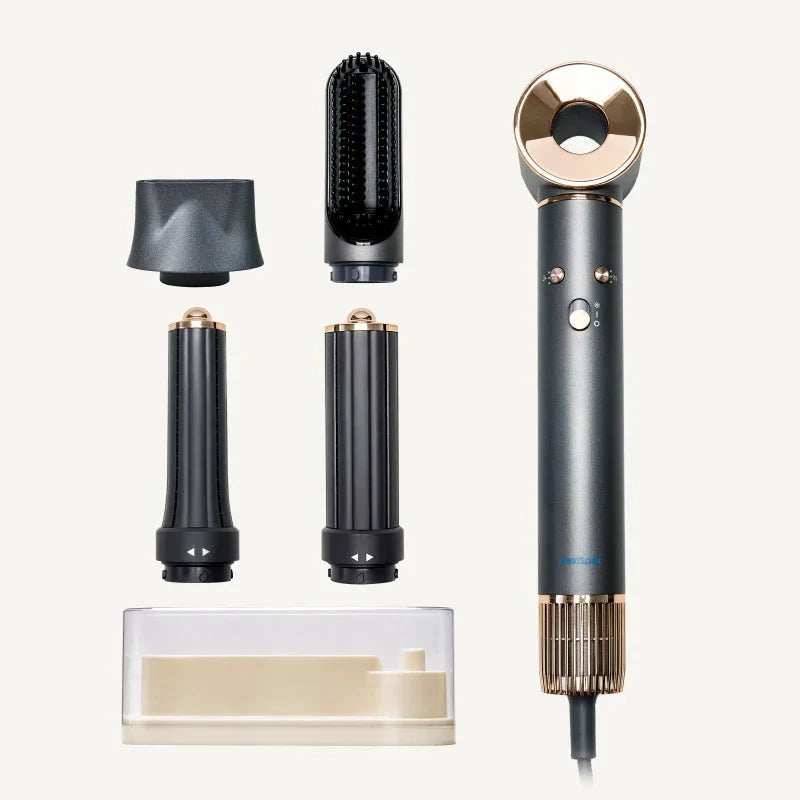 Wave Wholesale — 5-in-1 Multi-Functional Hair Dryer: — Intelligent — packaging view