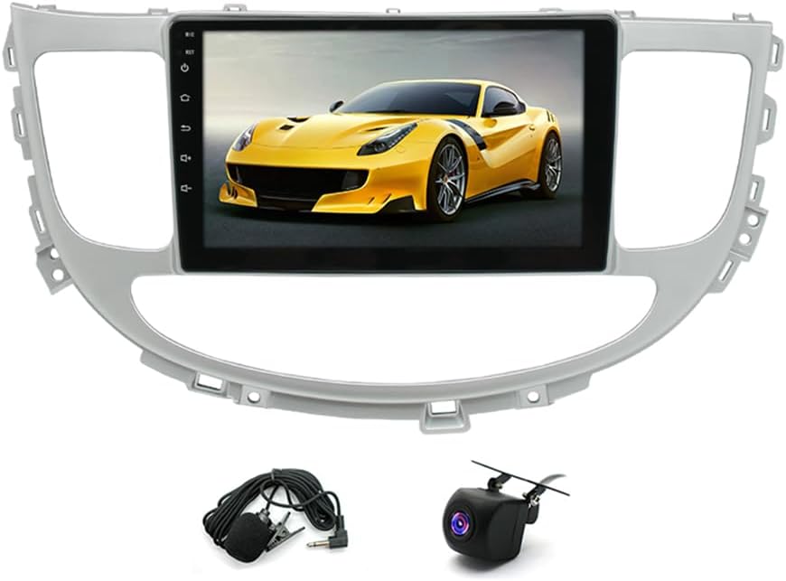 ikasus 4G+64G Android 13 Car Stereo Radio for Hyundai Genesis 2009-2013 Wireless Apple CarPlay Android Auto GPS Navigation 9” HD Touchscreen Bluetooth Car Radio FM/WiFi/HiFi Head Unit+Backup Camera