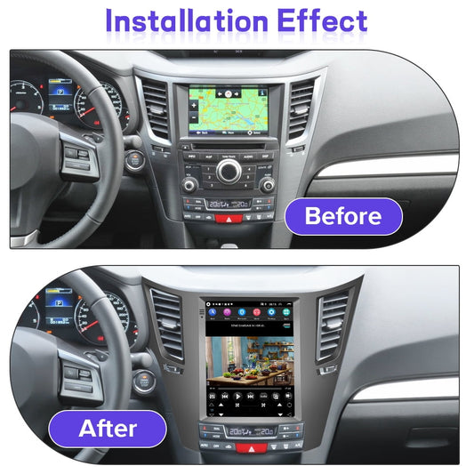 Podofo 2+32G for SUBARU Outback 2010-2014 Wireless Carplay Android Auto 9.7'' Touch Screen Car Stereo Radio Android 11 HD 1080P WIFI GPS FM Bluetooth Usb, AHD Backup Camera