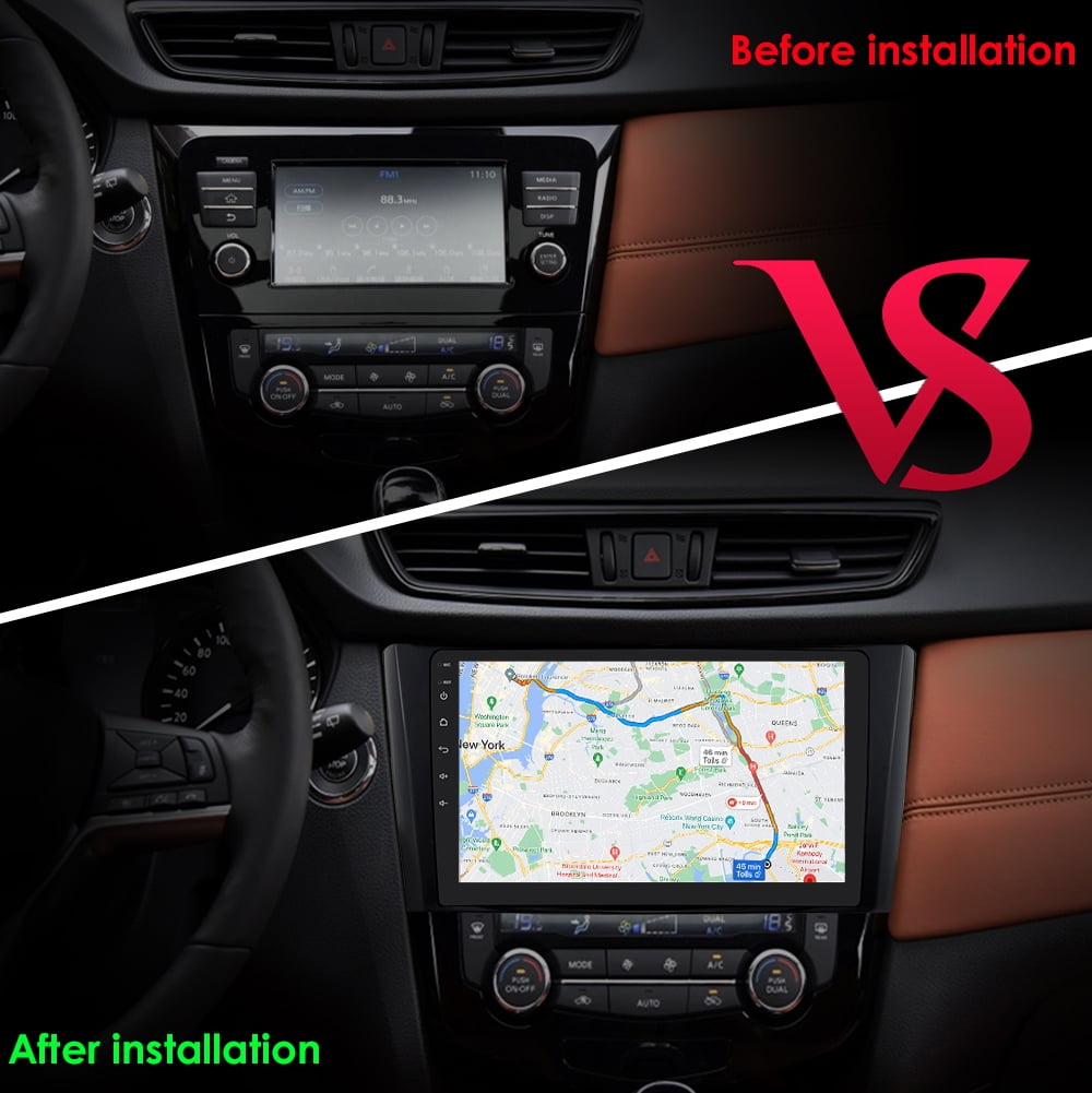 For Nissan X-Trail 3 Rogue Qashqai 2 2013-2017 Bluetooth Android 12 Wifi 2+32GB Car Stereo Radio Head Unit GPS Navigation Wireless Apple Carplay