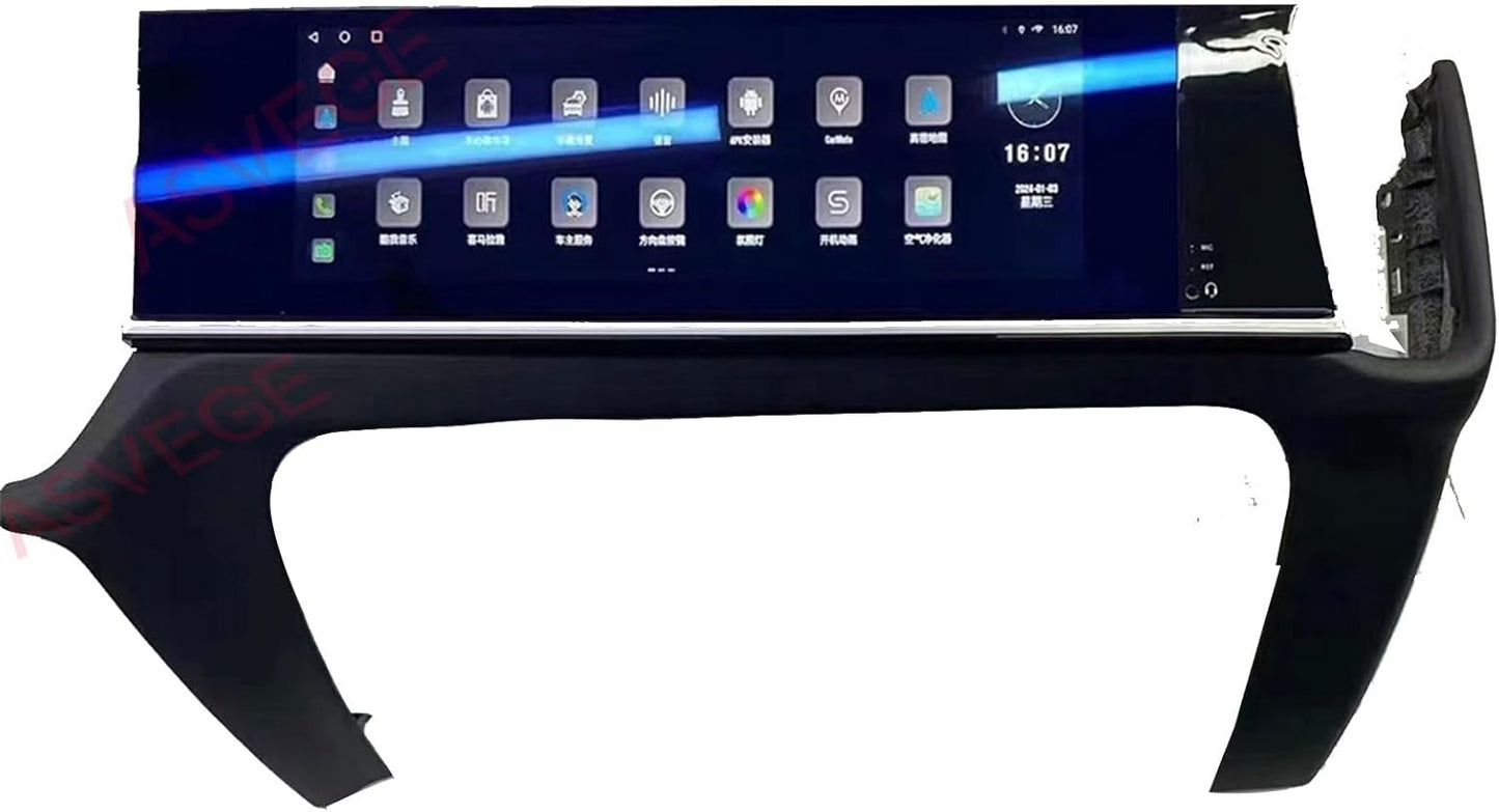 14.9"" Upgrade 2024 Co Pilot Screen for Porsche Cayenne 955 957 GTS Android 2017-2023 Car Auto Stereo GPS Multimedia Player Navigation (Black, 4+32GB)