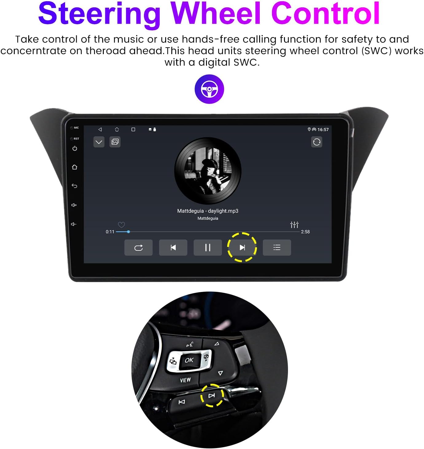 Android 13 Car Radio Stereo for Hyundai Genesis/Rohens Coupe 2013-2016, Biorunn 9 Inch Octa Core GPS Navi Wireless Wired Car-Play Android Auto Head Unit IPS FM AM RDS DSP, 4GB RAM 64GB ROM