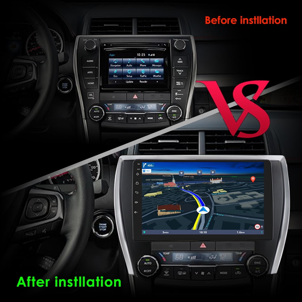 Toyota Android Head Unit For Toyota Camry 2015 2016 2017 Apple Carplay Android 12 Wifi GPS Navigation 2+32GB Auto Car Stereo Radio Head Unit Player