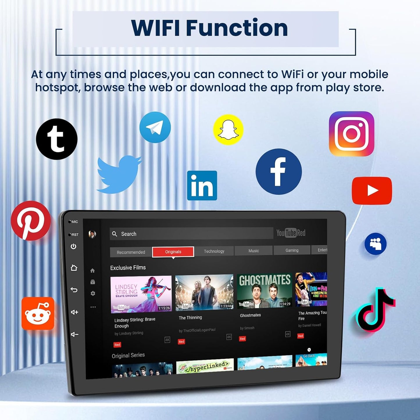 2+64G Inefala for Hyundai Elantra 2011-2013 Android 13 Car Radio Stereo Head Unit with Wireless Carplay&Android Auto, 9 Inch Touchscreen with HiFi WiFi GPS FM/RDS Mic AHD Backup Camera