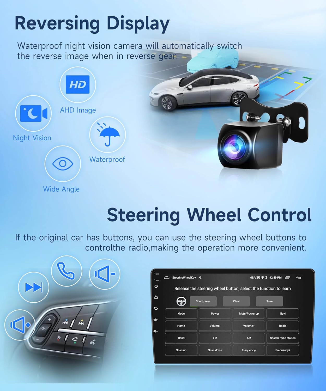 2G+64G Wireless CarPlay Radio for Audi TT 2008-2014, Rimoody Android 13 Car Stereo 9 Inch Touch Screen Android Auto Mirror Link Bluetooth FM/RDS GPS WiFi HiFi SWC Backup Camera