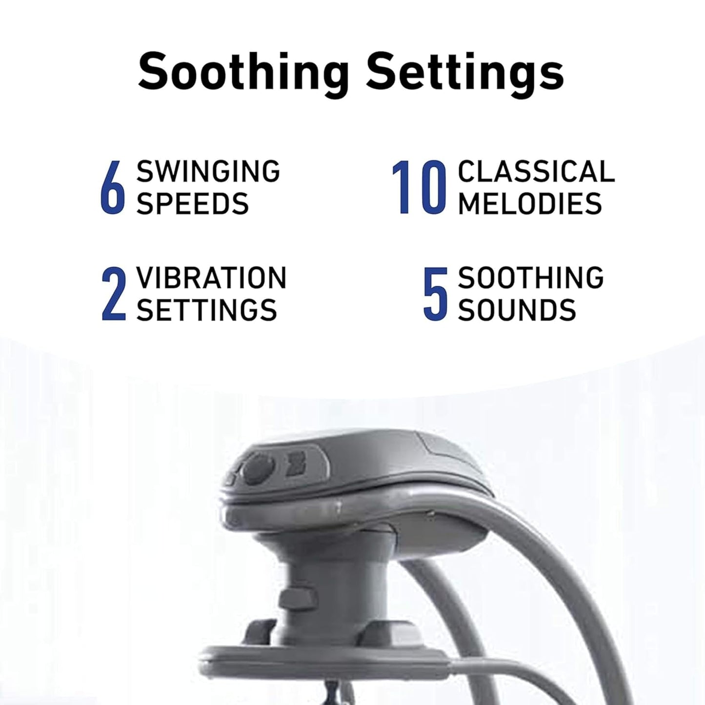 Graco DuetSoothe Swing and Rocker – 2-in-1 Baby Swing & Removable Rocker with Multiple Motion Settings