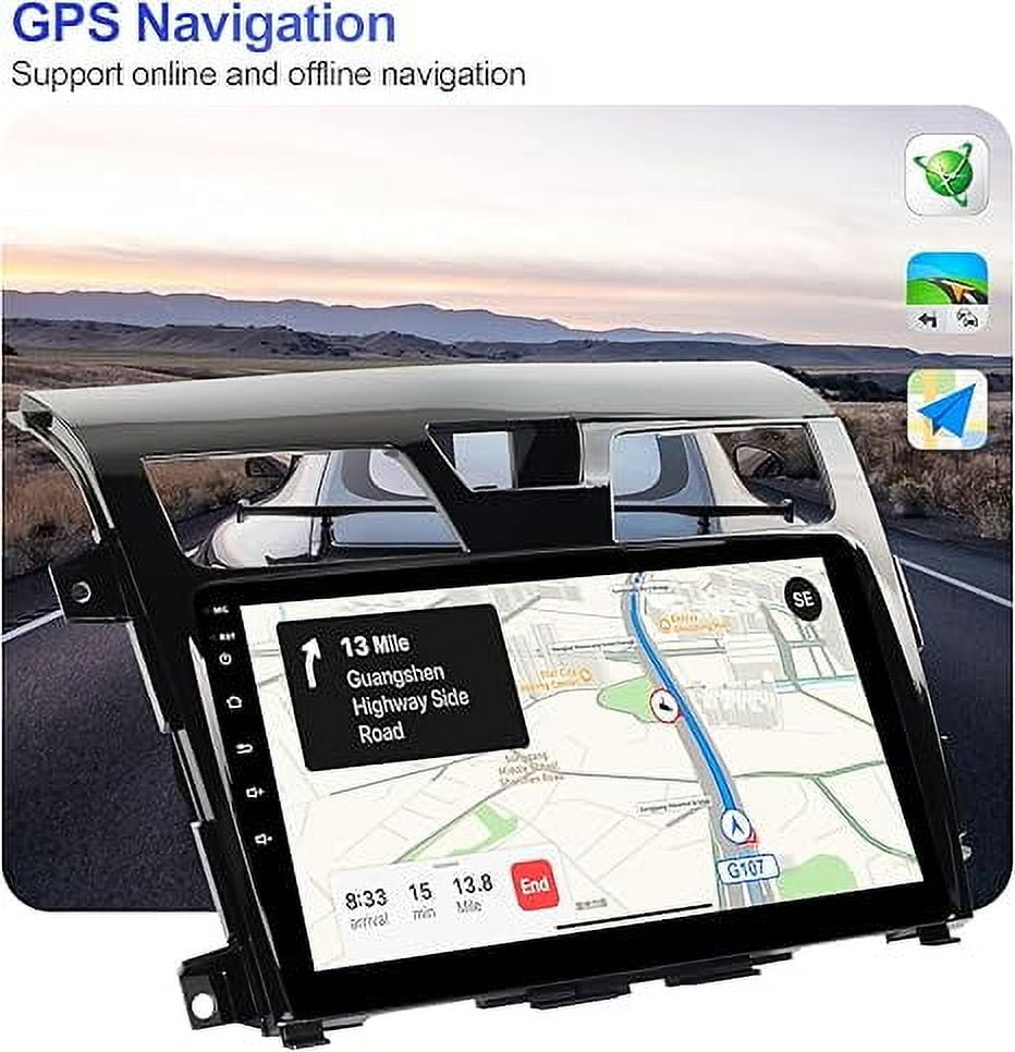 2+32G 10.1 inches Android 10 Double Din Car Stereo for Nissan Altima 2013-2015 IPS Touchscreen