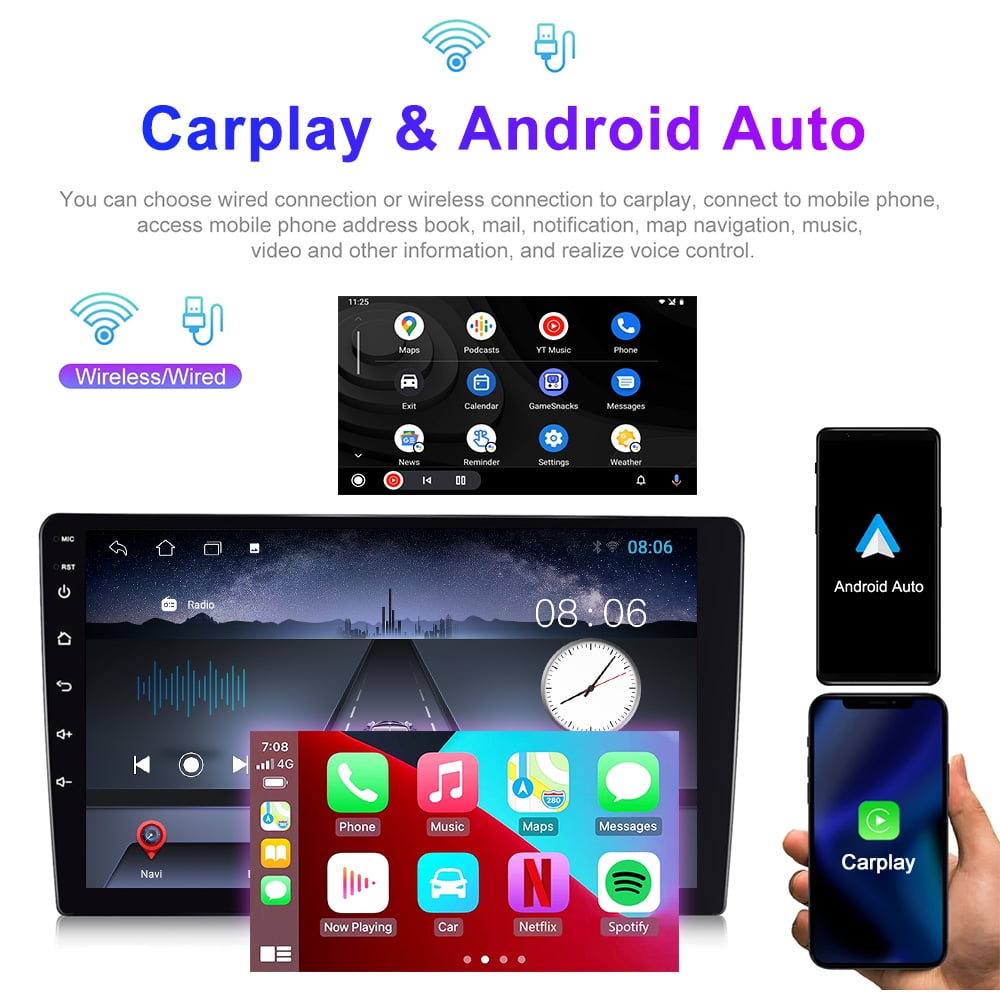 Eforcase for RAM Promaster City 2015-2021 Car Radio Stereo with Carplay Android Auto GPS Head Unit Support BT Mirror Link WiFi FM RDS DSP Backup Camera