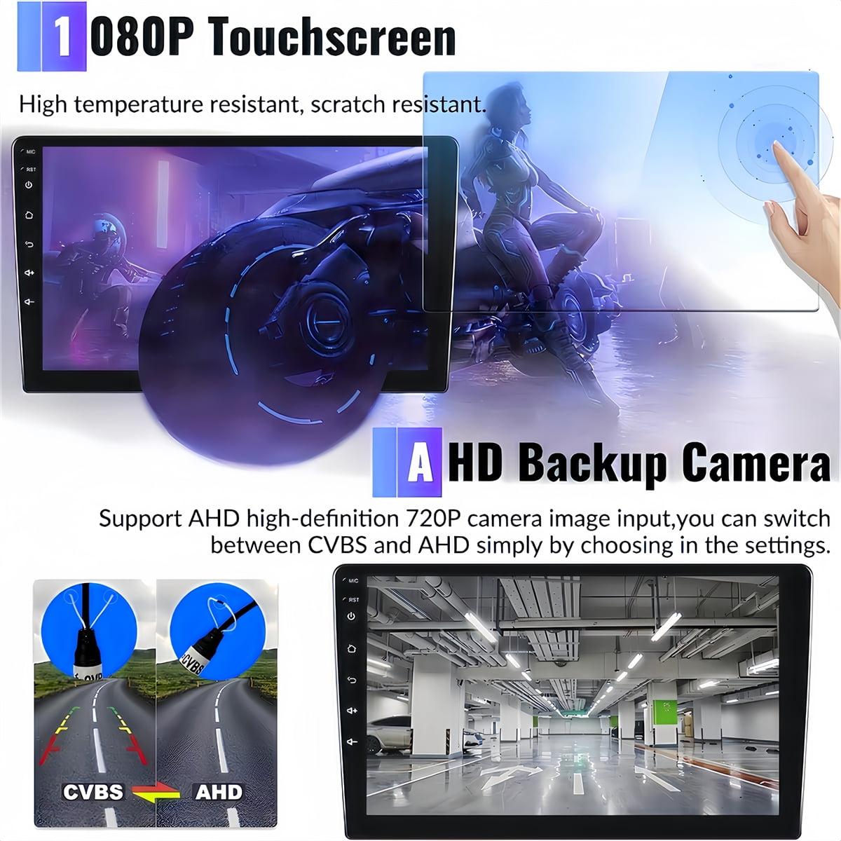 Guwzn Car Stereo Radio for Volkswagen Touareg 2003-2010 9" Touchscreen 2+32G Vehicle GPS Navigation Wireless CarPlay Android Auto