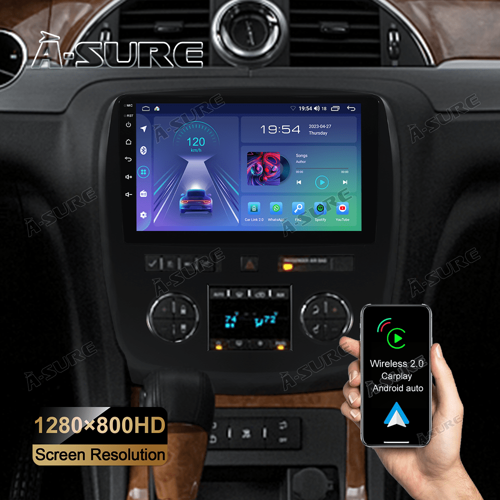 9'' Android 12 Car Radio Stereo for Chevy Buick Enclave 2008-2012 Apple Carplay 2+32GB GPS BT WIFI