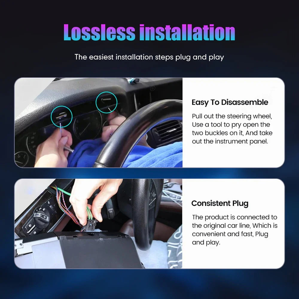 12.3" LCD Car Digital Dashboard Cluster For Infiniti Q70 2013-2019 Virtual Instrument Panel Speedometer Cockpit Meter Upgrade