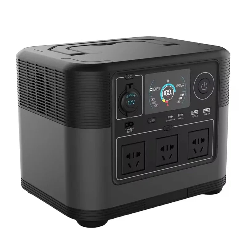 1200W 1008Wh Pure Sine Wave Outdoor Camping RV /Emergency (CE )Lithium Generator AC Power Bank Solar Portable Power Station