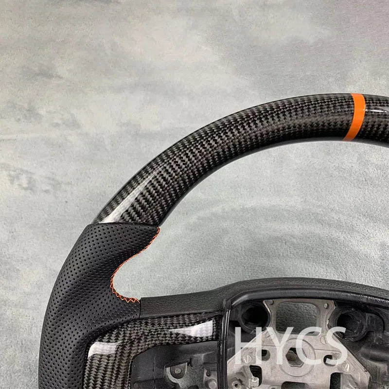 for Ford Raptor F150 2017 2022 2018 2019 2020 Carbon Fiber Heated Steering Wheel Car Carbon Accessories