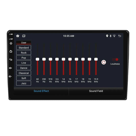 Car Radio Factory 9 Inch Touch Screen Support Bluetooth Wifi GPS Navigation Aux USB Radios With Wireless Apple Carplay
