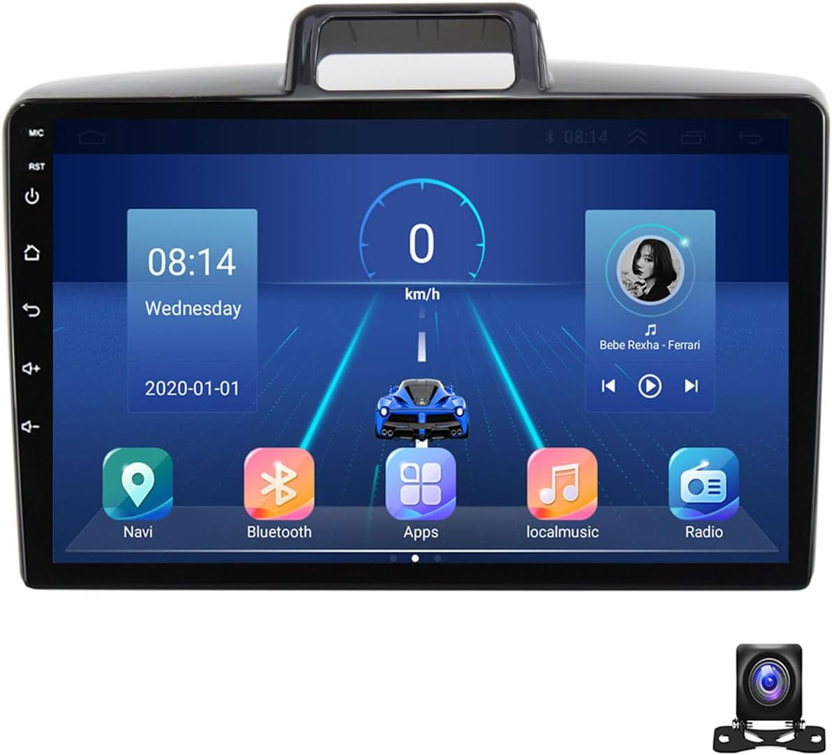 Toyota Android Head Unit DEHIWI Android 13 Car Stereo GPS Navigation Head Unit for Toyota Corolla Axio 2015~2017 Car Radio with 720P Backup Camera Supports Bluetooth WiFi SWC FM Radio Mirror Link Carplay