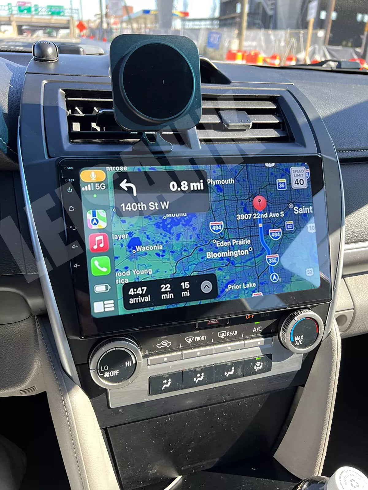 Toyota Android Head Unit THONZER Car Stereo for Toyota Camry 2012-2014 with CarPlay, Android, GPS Navigation, 2GB+32GB