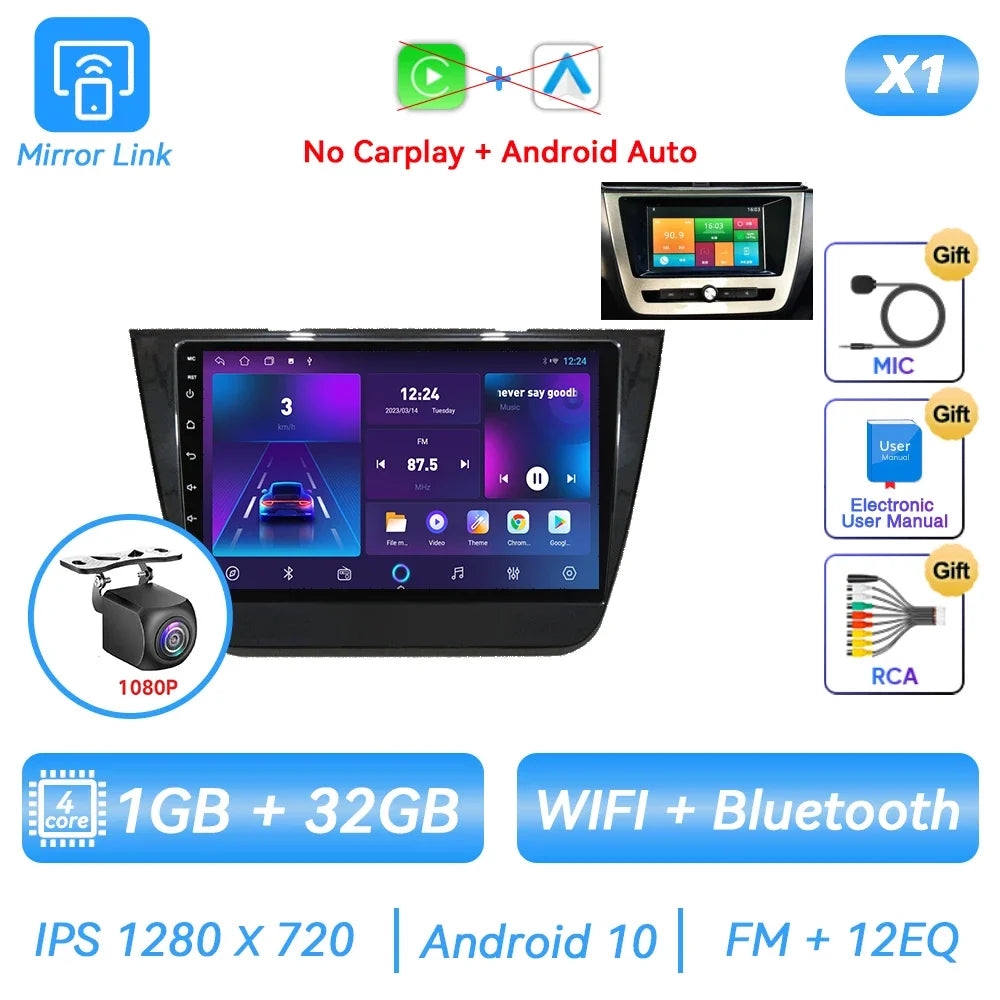 For MG ZS 2014 2015 2016 2017-2021 Android Car Radio Multimedia Video Player Carplay GPS Navigation Touch Screen Auto Stereo DSP Ferrari Android host