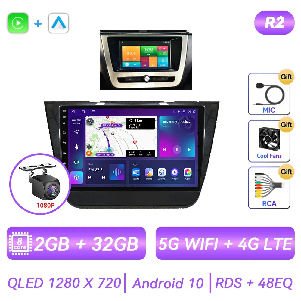 For MG ZS 2014 2015 2016 2017-2021 Android Car Radio Multimedia Video Player Carplay GPS Navigation Touch Screen Auto Stereo DSP Ferrari Android host