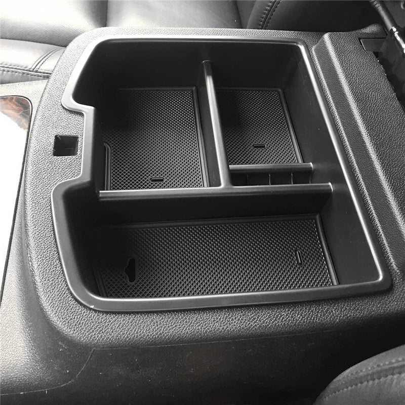 For GMC Sierra 2500/3500/Yukon/Yukon XL/Chevy Silverado 2500/3500/Suburban 1500/Tahoe Storage Box Car Central Armrest Box