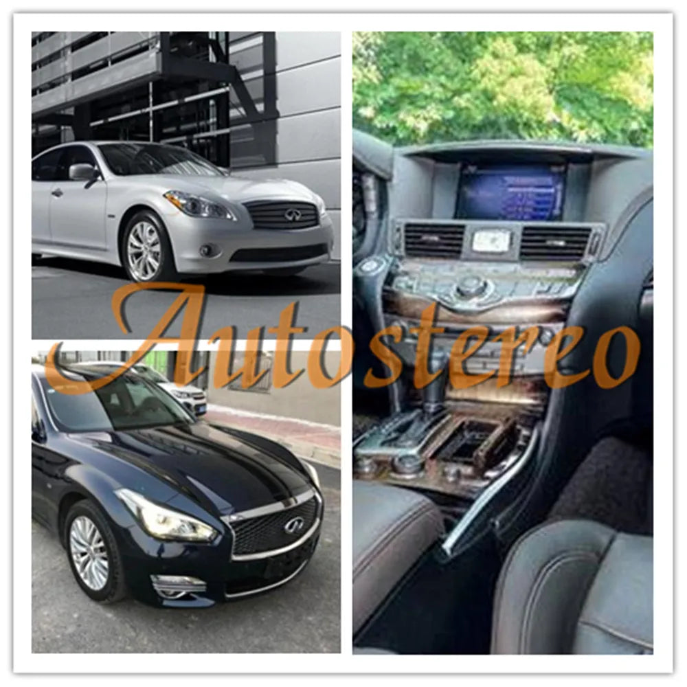 Android 14 Carplay Car Multimedia Player Car Radio Stereo For Infiniti Q70 2015-2019 GPS Navigation Auto Radio Head unit Stereo