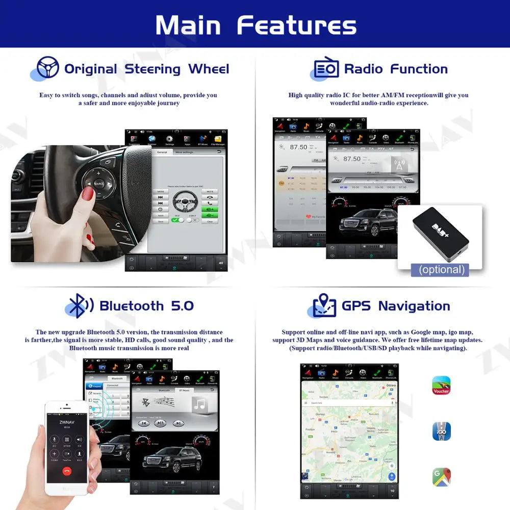 256GB Tesa- Screen For Infiniti FX35 FX45 2004 2005 2006 2007 2008 Android 11 Car Multimedia Player GPS Navigation Radio Stereo