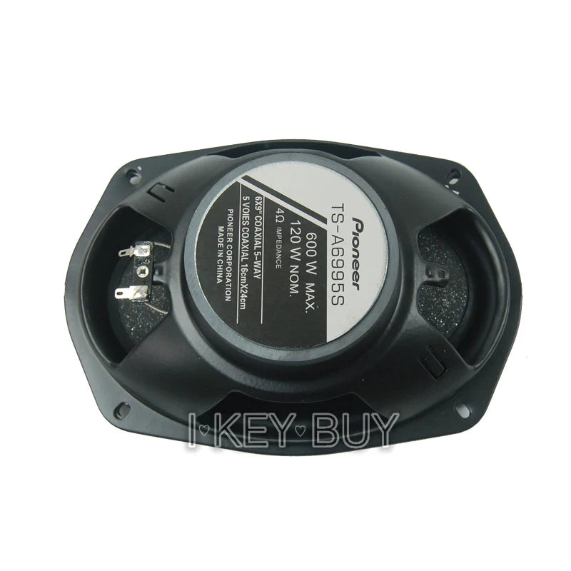 2pcs/Lot 12V  6x9 inch 4 Way Bass Audio Automotive HiFi Quality Japan Rubber Edge Paper Cone  Coaxial Car Speaker