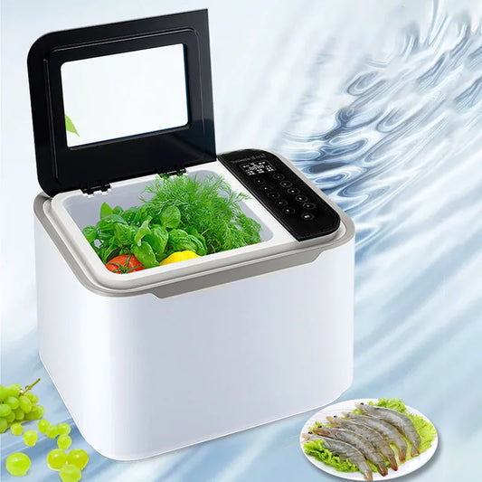 Fruit vegetable ultrasonic sterilization detoxification machine food material purifier ultrasonic