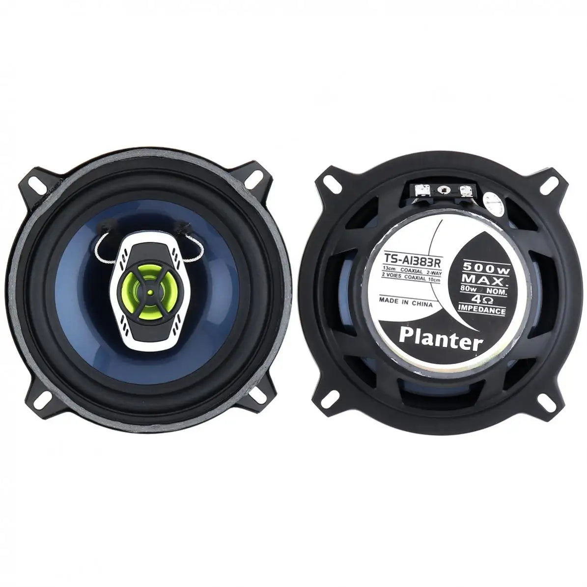 Coaxial Speakers 5 Inch 500W 2 Way Car Coaxial Auto Audio Music Stereo Full Range Frequency Hifi Speakers Non Destructive