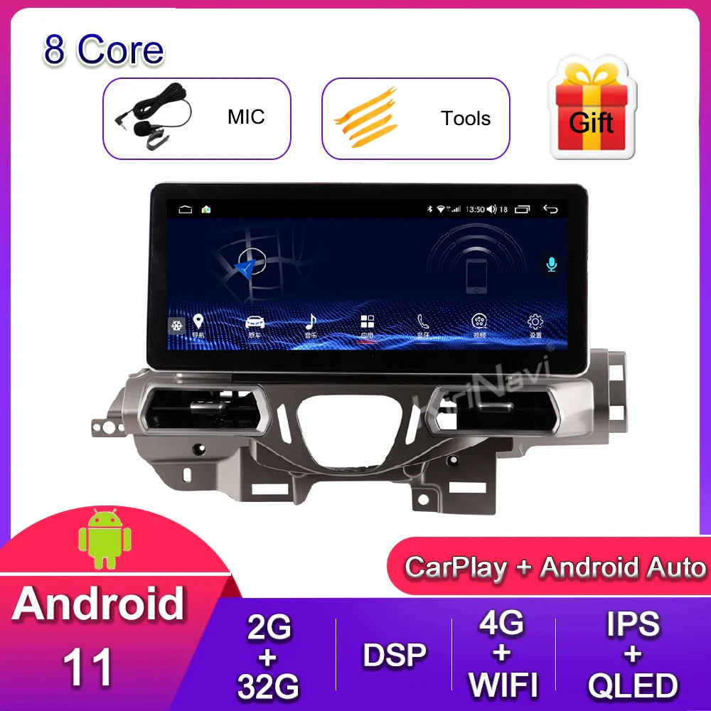Kirinavi 12.3 inch For Ferrari 458 2011-2016 Android 11 Car Radio DVD Player Stereo Auto Navigation DSP WIFI 4G Stereo Ferrari Android host