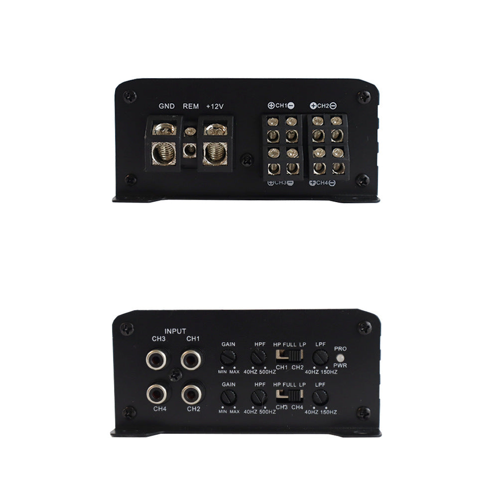 Wholesale musizfireD485 car audio modified speaker four-way power amplifier class AB high-power amplifier board