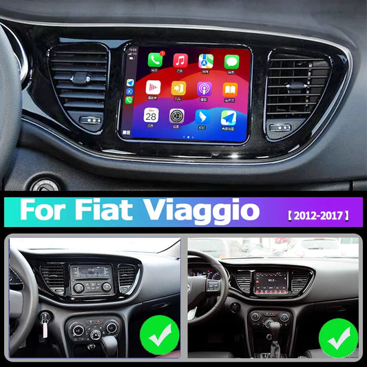 For Fiat Viaggio/Ottimo Dodge Dart 2012~2017 8Core Carplay Android13 Radio Car GPS Multimedia Player Stereo Screen Audio Navigat