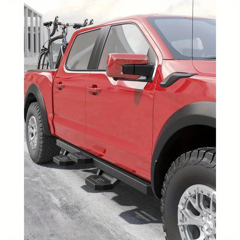Running Boards Compatible with 2015-2024 Chevy Colorado GMC Canyon Crew Cab Side Steps Nerf Bars for 2015 2016 2017 2018