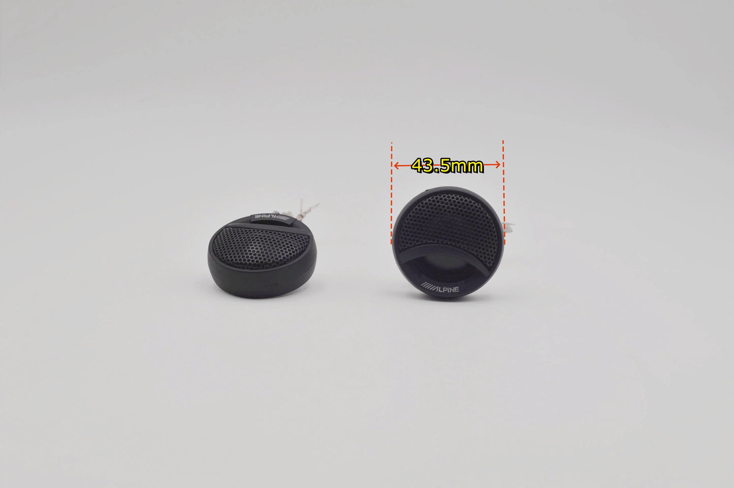 2PCS ALPINE SPS1108 Car Stereo Speakers Music Soft Dome Balanced Car Tweeters 180W Car Audio Silk Film Speaker Boxes High-Pitche