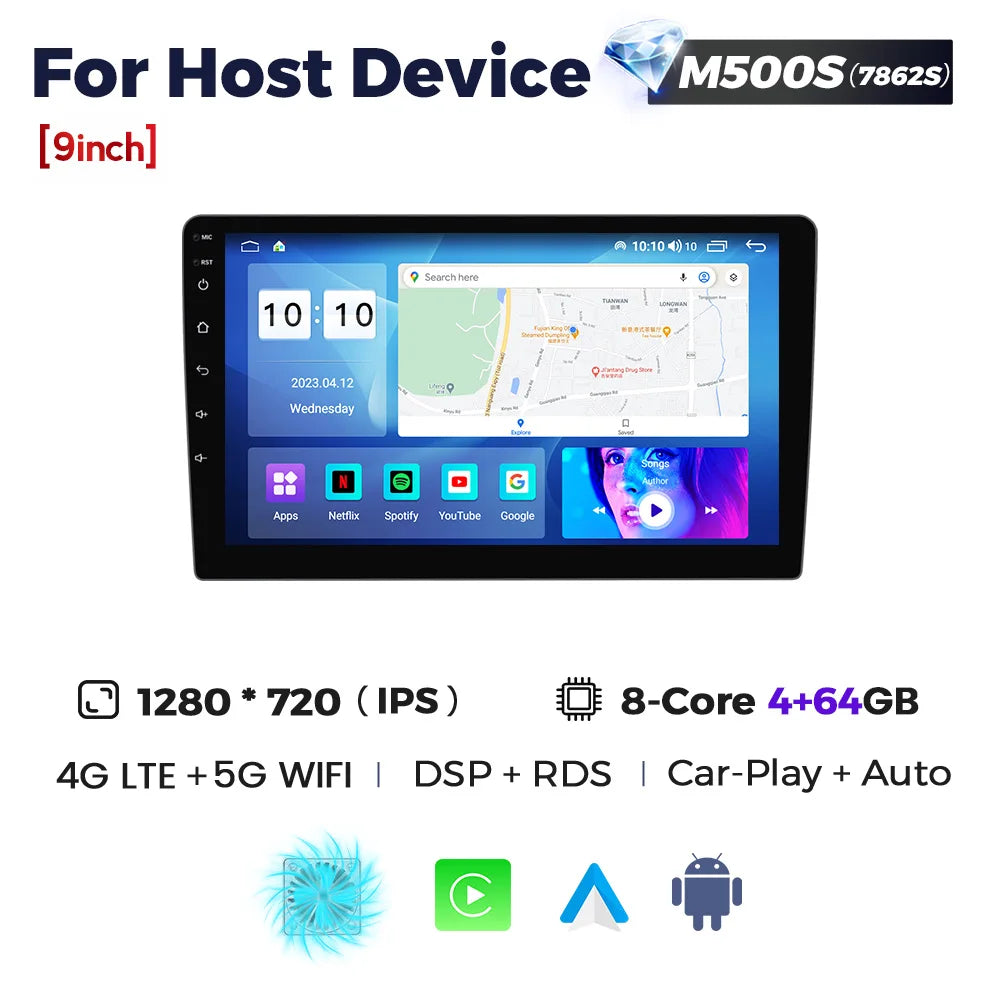 Navifly 7862S Android All In One Universal 9" 10" Car Radio Multimedia Video Player GPS Stereo For Volkswagen Nissan Hyundai Kia