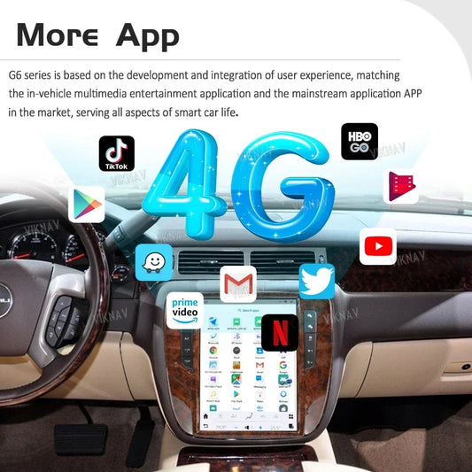 Android 12 Car Radio 13 Inch For GMC YUKON/Silverado Tahoe Suburban 2007-2014 GPS Navigation Carplay Multimedia Player Head Unit