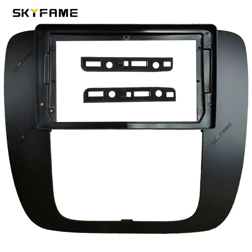 SKYFAME Car Frame Fascia Adapter Canbus Box Decoder Android Radio Dash Fitting Panel Kit For GMC Yukon Chevrolet Silverado Tahoe