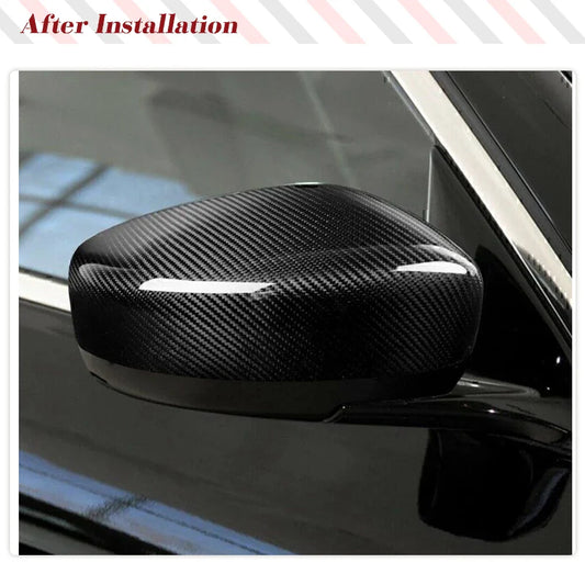 For Infiniti G37 G25 G35 2007-2013 Car Side Rear View Mirror Covers Caps Add On Side Mirror Cap Cover Shell Car Racing Body Kits
