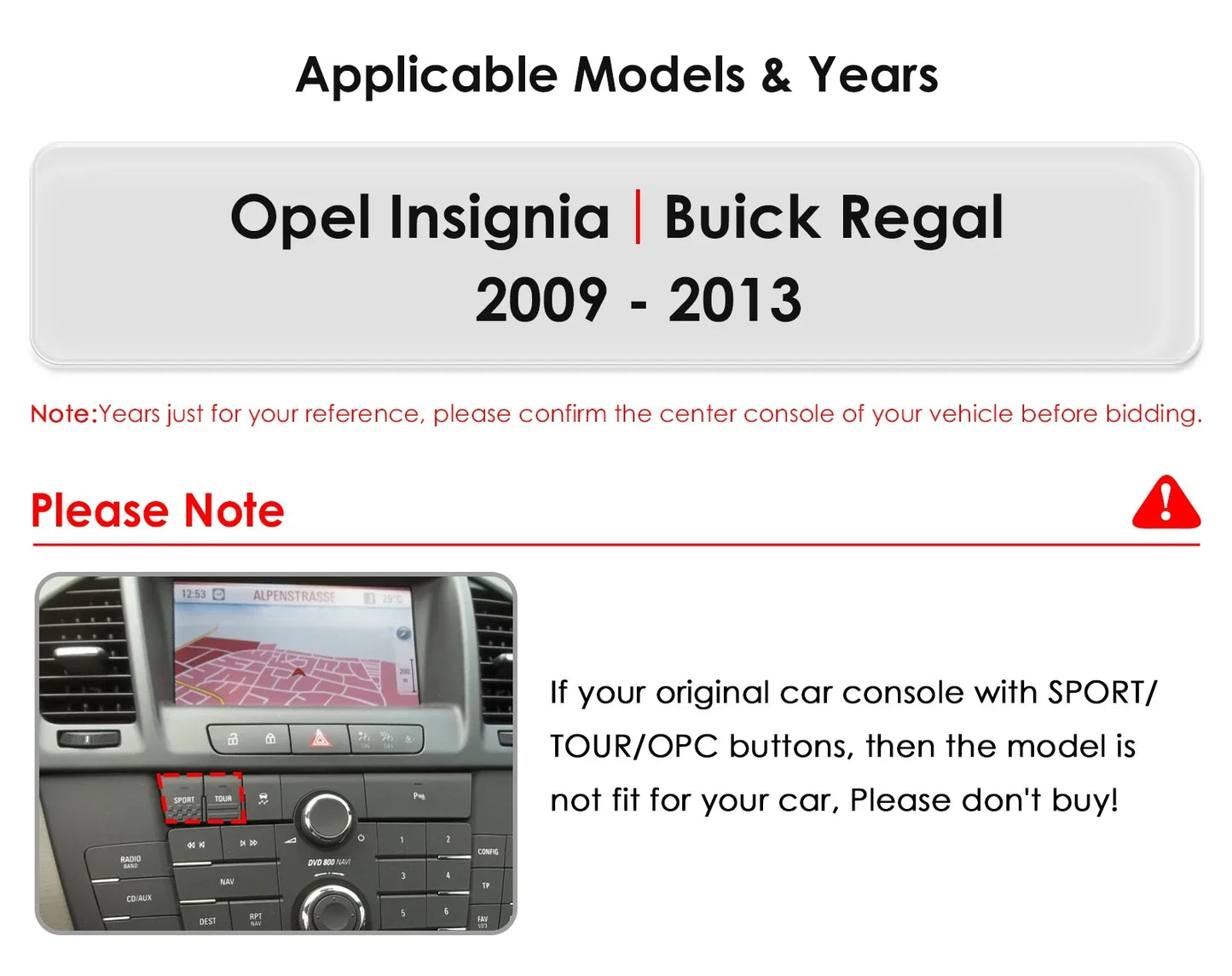 Carplay Android 13 Auto Car radio For Opel Insignia Buick Regal 2009-2013 Tesla multimedia player 9.7"7862 Head Unit GPS Stereo