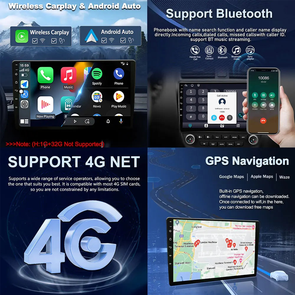 Car Radio Stereo Player for Mazda 3 Axela 2013 - 2018 Android Auto Wireless Carplay WiFi BT GPS Navigation QLED Screen Head Unit